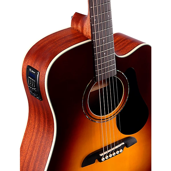 Dreadnought Cutaway Acoustic Electric Guitar Sunburst