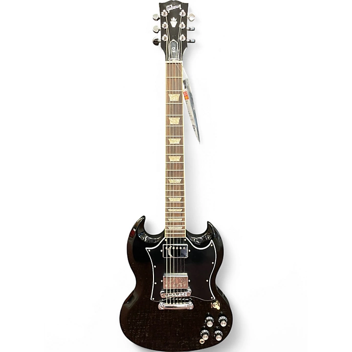 Used 2024 Gibson SG Standard Black Solid Body Electric Guitar