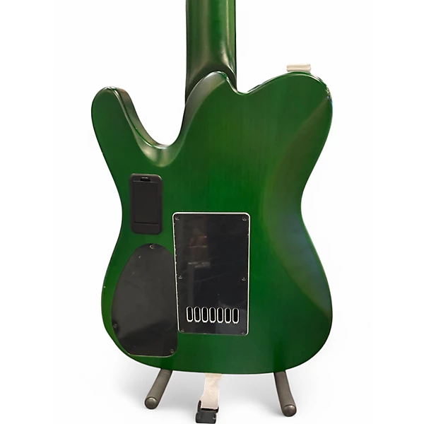 Balaguer Used Balaguer Woodman 7 String Custom Green Solid Body Electric Guitar.gc
