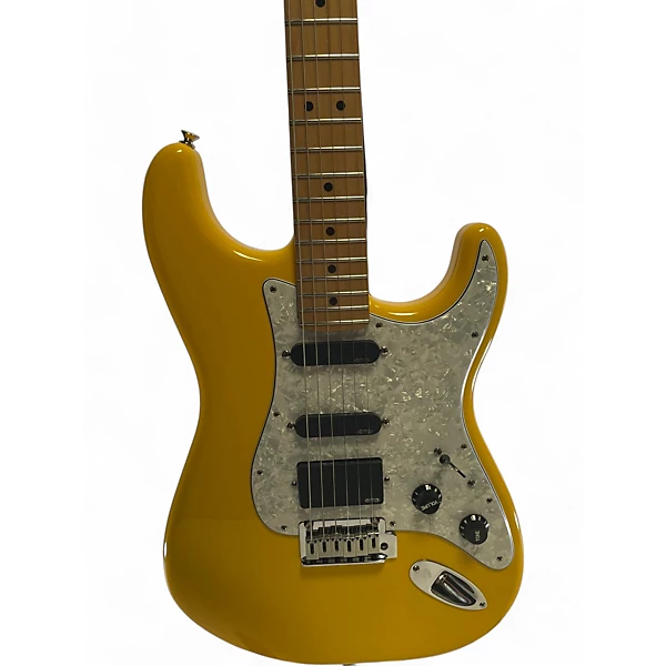 Used 2022 Fender Player Stratocaster HSS Yellow Solid Body Electric Guitar