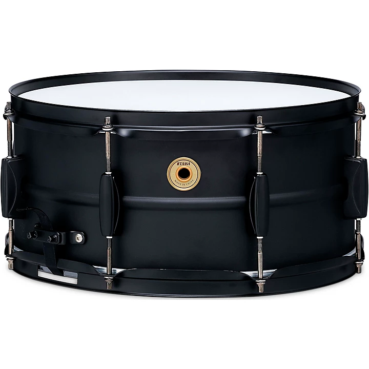Metalworks Steel Snare Drum with Matte Black Shell Hardware