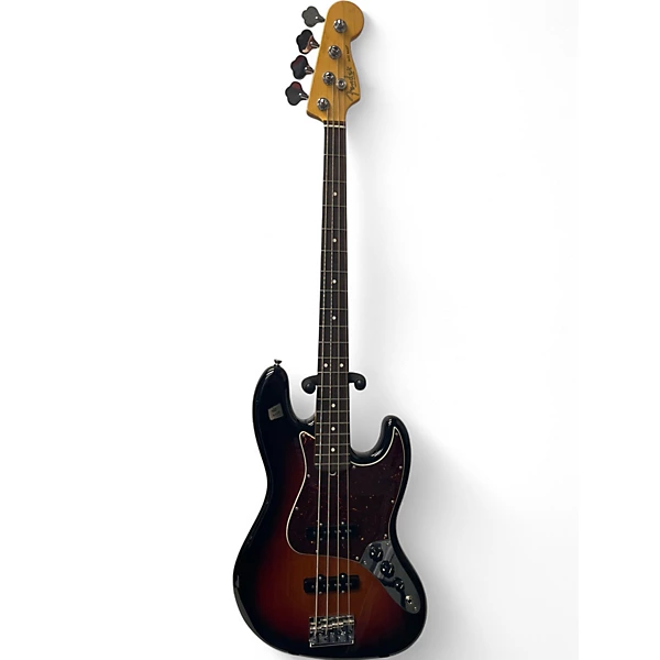 Used Fender American Professional II Jazz Bass 3 Color Sunburst Electric Bass Guitar