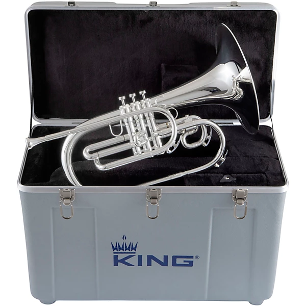 KMP611 Ultimate Series F Marching Mellophone Silver plated