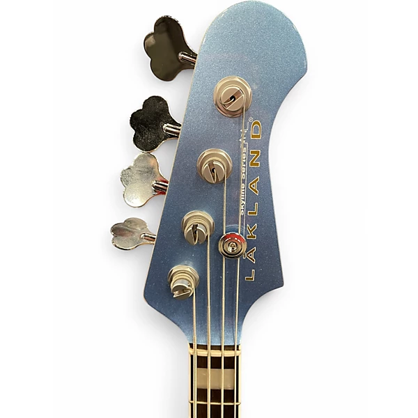 Lakland Used Lakland DJ4 Darryl Jones Skyline Lake Placid Blue Electric Bass Guitar.gc
