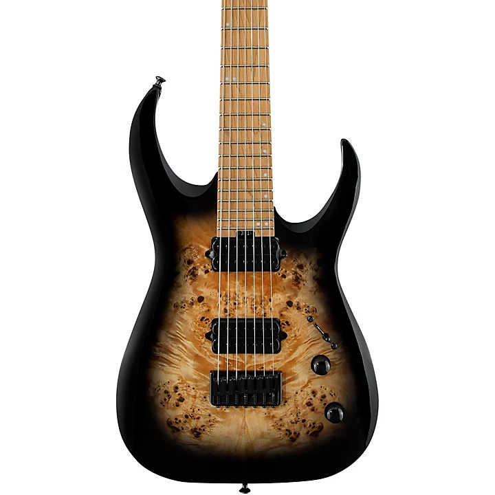 Pro Series Signature Misha Mansoor Juggernaut HT7P Black Burst Burl