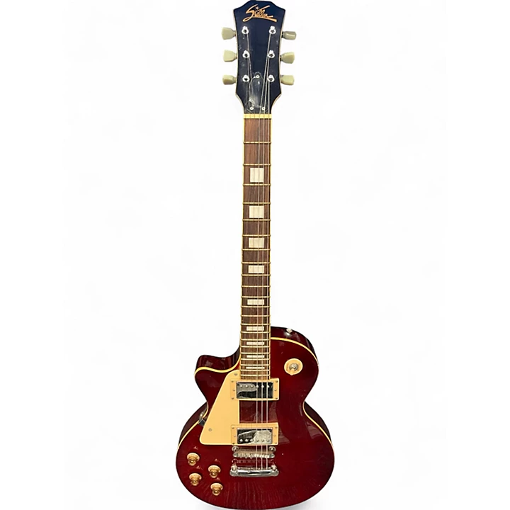Stella Used Stella Les Paul Red Electric Guitar.gc