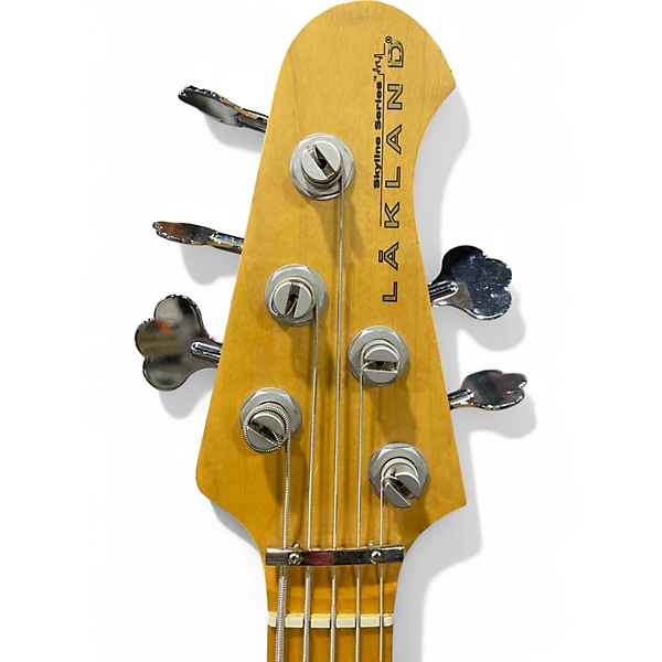 Used Lakland 55 01 Skyline Series 5 String Natural Electric Bass Guitar