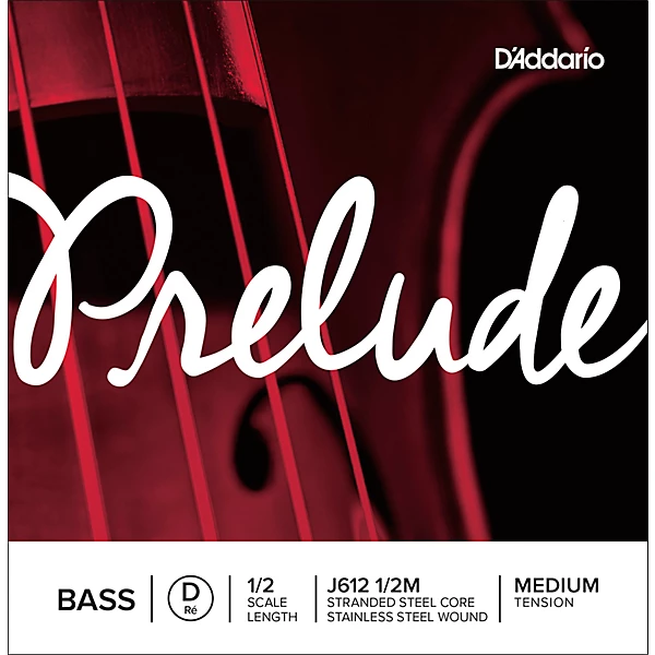 Prelude Series Double Bass D String 1 2 Size