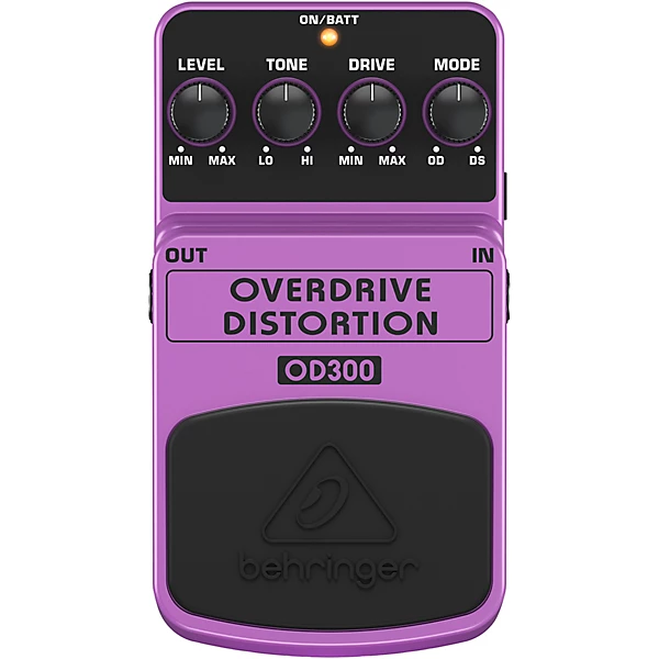 Behringer Overdrive/Distortion OD300 Guitar Effects Pedal