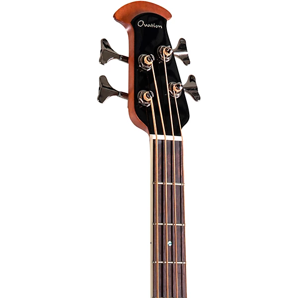 Ovation CEB44X 7C G Celebrity Elite Mid Depth Acoustic Electric Bass Guitar Cognac Burst