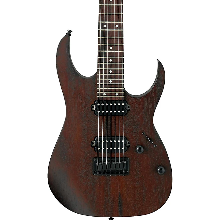 Ibanez RG Series RG7421 Fixed Bridge 7 String Electric Guitar Flat Walnut