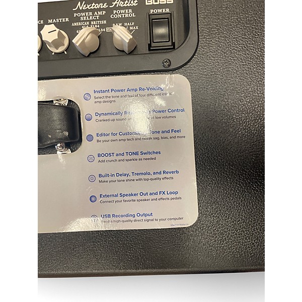 Used BOSS Nextone Artist 80W 1x12 Guitar Combo Amp