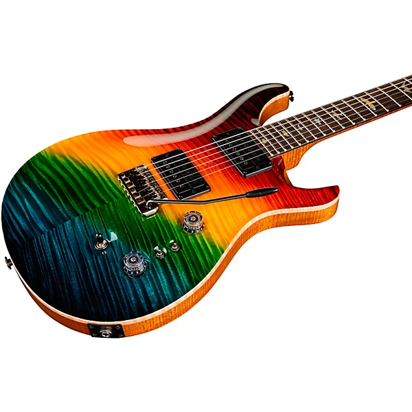 PRS Private Stock Custom 24 08 With Curly Maple Top Figured Mahogany Back and Neck, Brazilian Rosewood Fretboard, Pattern Regular Neck Shape Electric Guitar Darkside Cross Fade