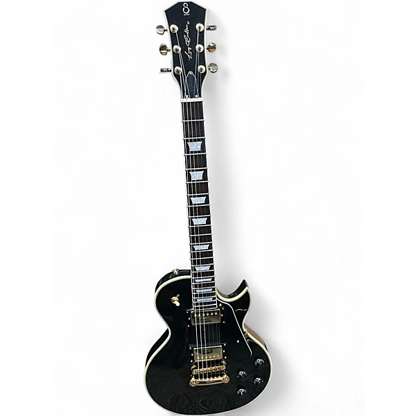 Used Sire Larry Carlton L7 Black and Gold Solid Body Electric Guitar