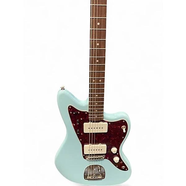 Used Squier J Mascis Jazzmaster Blue Solid Body Electric Guitar