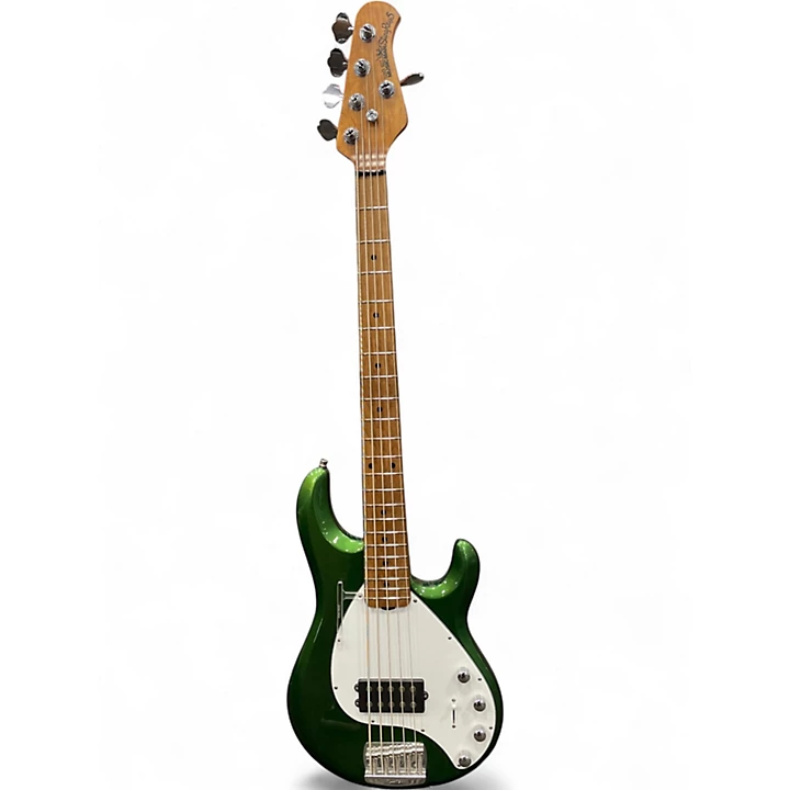 Ernie Ball Music Man Used Ernie Ball Music Man StingRay 5 Special H Green Electric Bass Guitar.gc