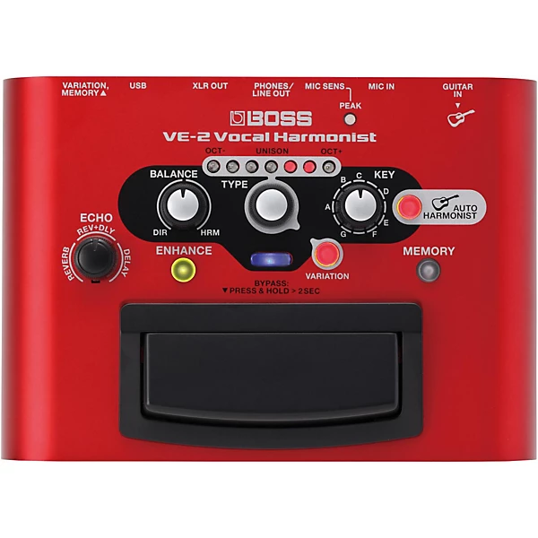 BOSS VE 2 Vocal Harmonist Multi Effects Pedal Level 2