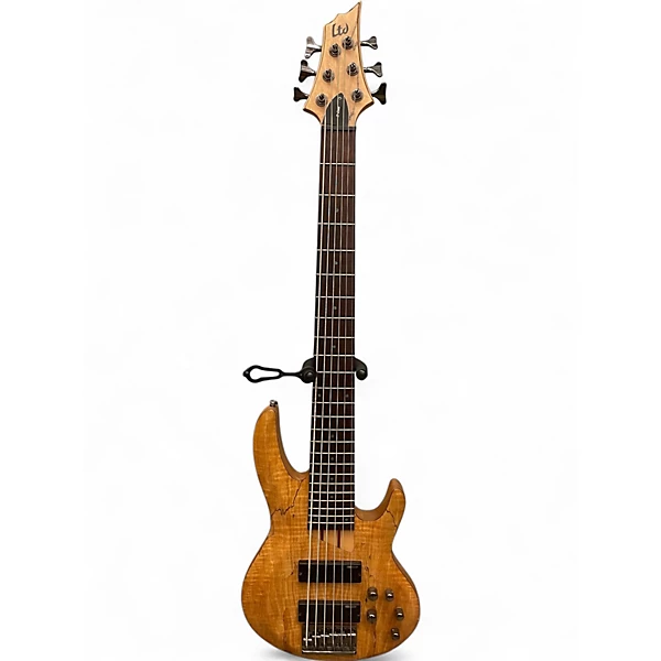 ESP Used ESP LTD B206SM 6 String Natural Electric Bass Guitar