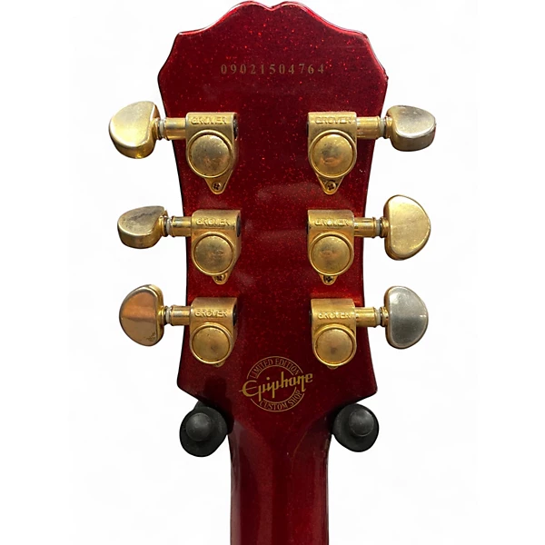 Used Epiphone Limited Edition Les Paul Standard Sparkle Flake Red Sparkle Solid Body Electric Guitar