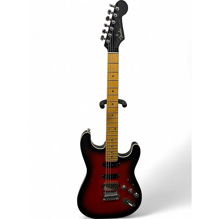 Used Fender Aerodyne Stratocaster HSS Hot Rod Burst Solid Body Electric Guitar