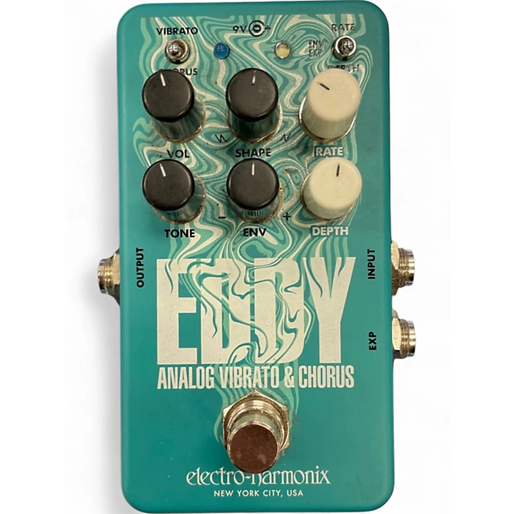 Electro Harmonix Used Electro Harmonix Eddy Analog Vibrato Chorus Effect Pedal