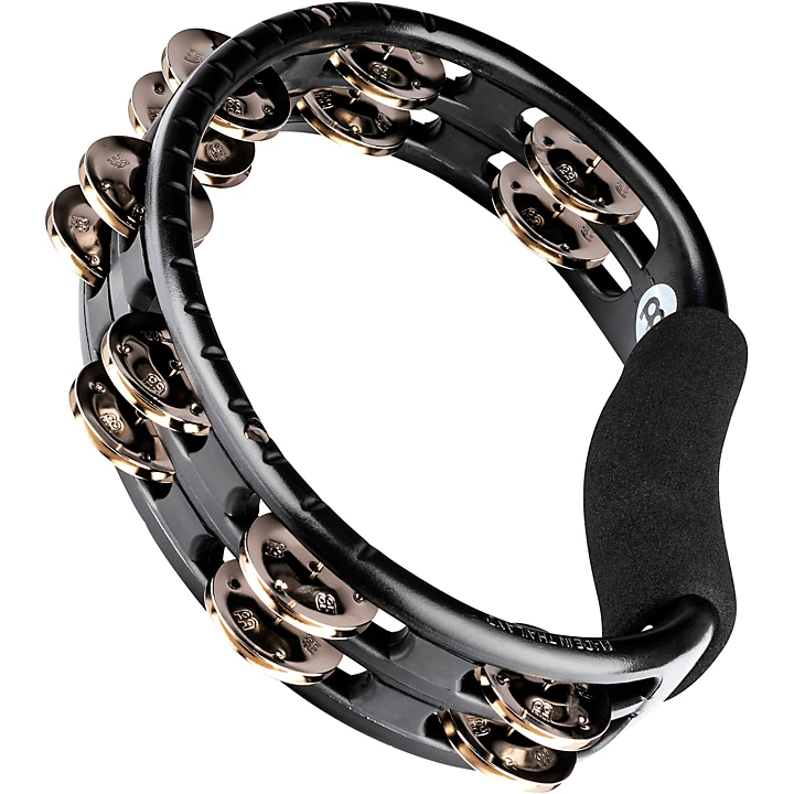 MEINL Hand Tambourine Level 1 Black Steel 445070004001377.gc