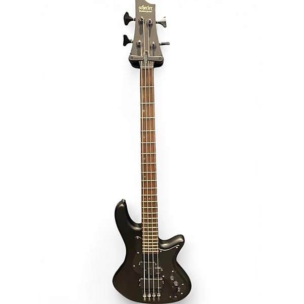 Schecter Guitar Research Used Schecter Guitar Research Stiletto Stealth 4 Black Electric Bass Guitar