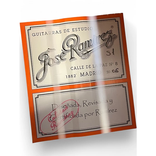 Jose Ramirez Used Jose Ramirez studio one Natural Flamenco Guitar.gc