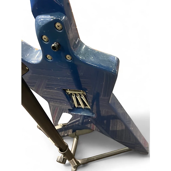 Used Edwards EP 90 Blue Yellow Solid Body Electric Guitar