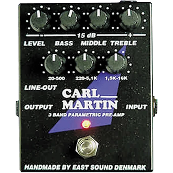 Carl Martin 3 Band Parametric EQ/Pre amp