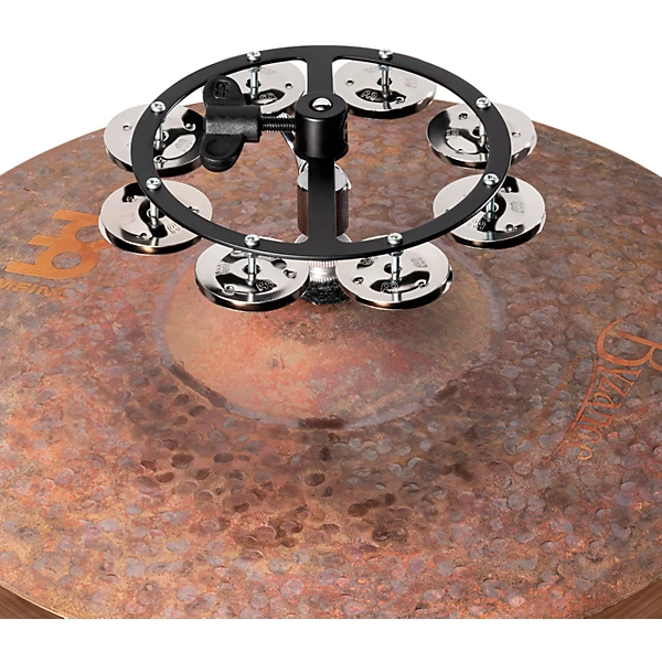 MEINL Hi Hat Tambourine Black 1 Row