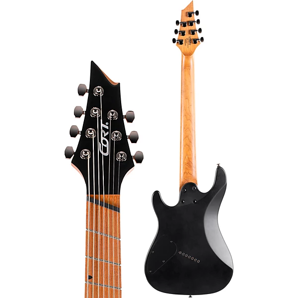 KX307MSOP KX Series Multi Scale 7 String Electric Guitar Open Pore Black