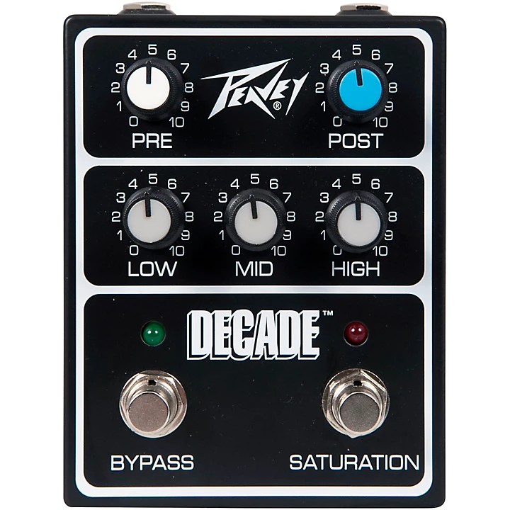 Peavey Decade Preamp Pedal Black