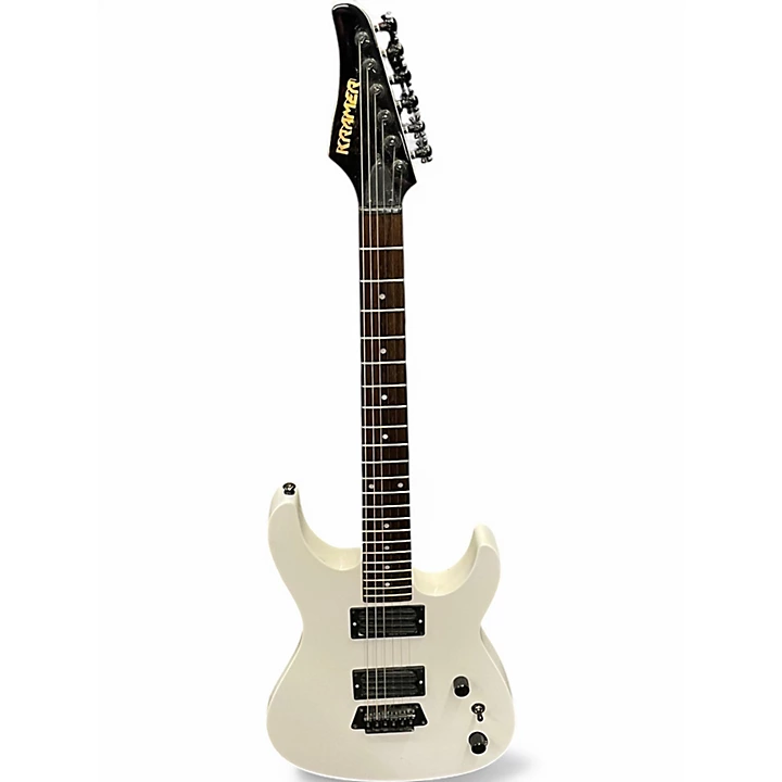 Kramer Used Kramer Baretta FX404 white Solid Body Electric Guitar.gc