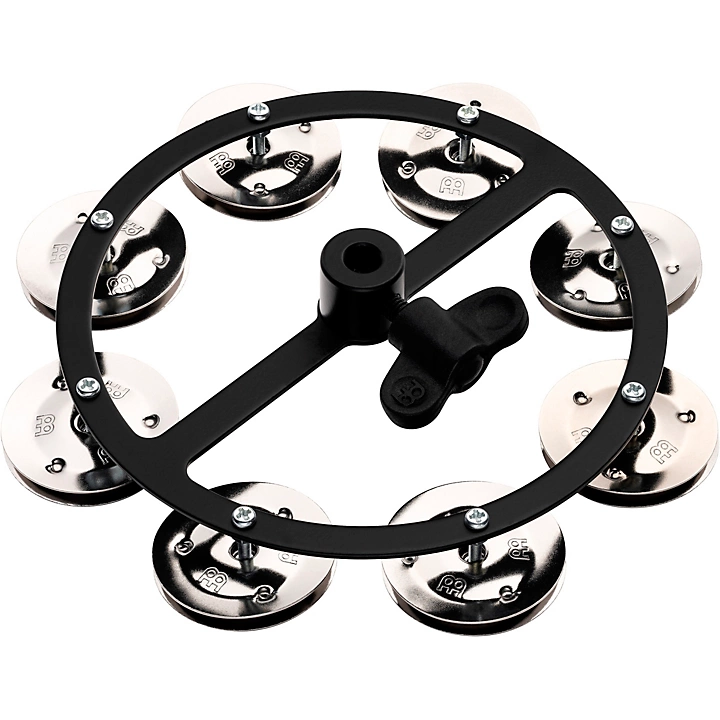 MEINL Hi Hat Tambourine Black 1 Row