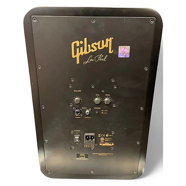 Gibson Used 2015 Gibson Limited Edition LP8 Studio Monitor Pair Powered Monitor.gc