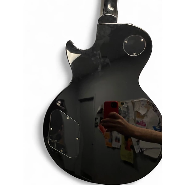 Used J. Robert Single Cut Black Solid Body Electric Guitar