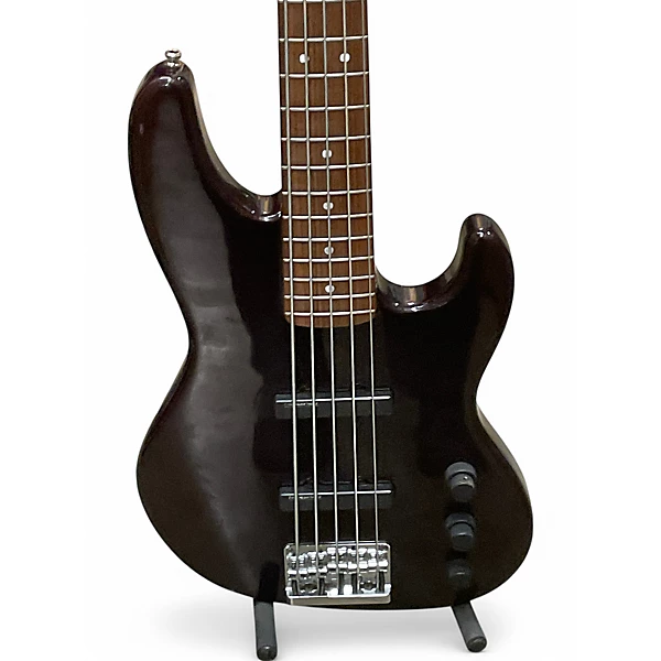 Fender Used Fender AMERICAN JAZZ BASS PLUS V BERGUNDY Electric Bass Guitar.gc