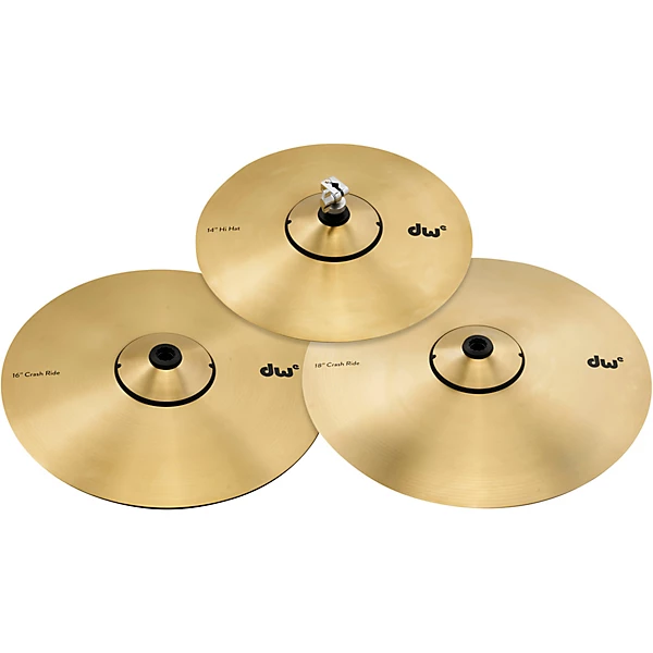 DW DWe 3 Piece Electronic Metal Cymbal Pack