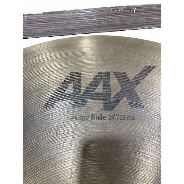 SABIAN Used SABIAN 21in AAX Stage Ride Cymbal