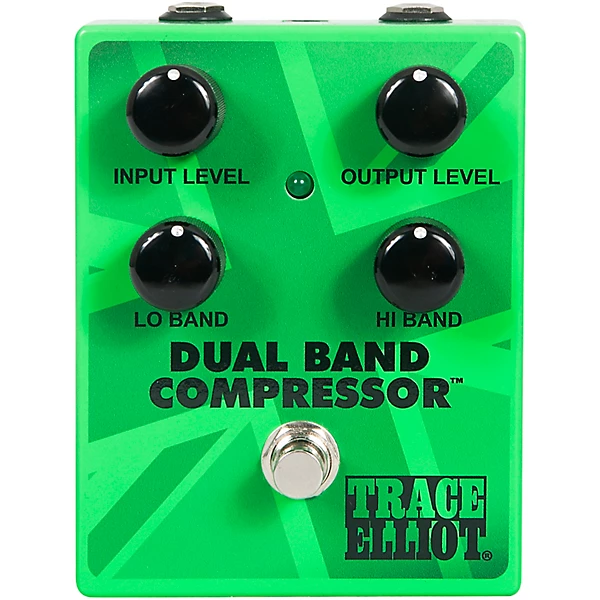 Dual Band Compressor Pedal Green