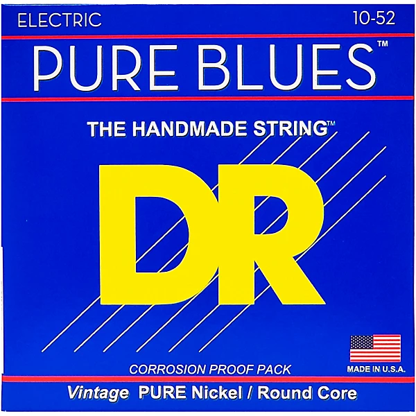 Pure Blues Nickel Big N Heavy Electric Guitar Strings 10 52