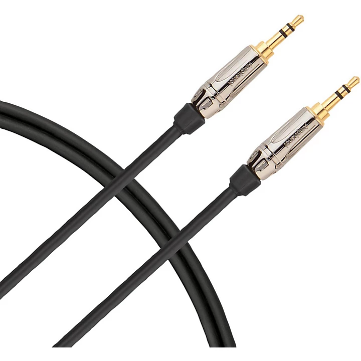 Elite Interconnect Cable 35 mm TRS Male to 35 mm TRS Male 9 ft Black