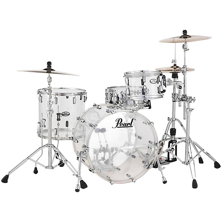 Pearl Crystal Beat 3 Piece Jazz Shell Pack Ultra Clear