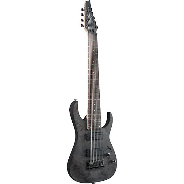 Ibanez RG9PB RG Axe Design Lab 9 String Electric Guitar Level 1 Transparent Gray Flat L98486004001000.gc