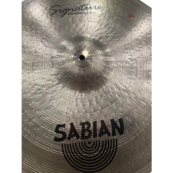 SABIAN Used SABIAN 22in CHESTER THOMPSON SIGNATURE LIQUID RIDE Cymbal.gc
