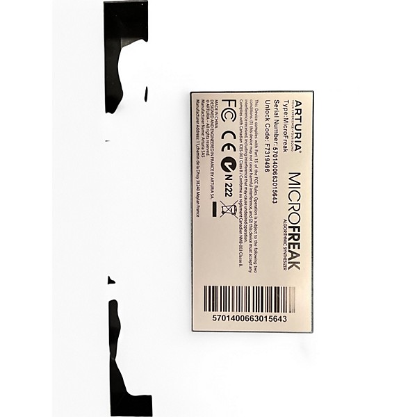 Arturia Used Arturia MicroFreak Synthesizer