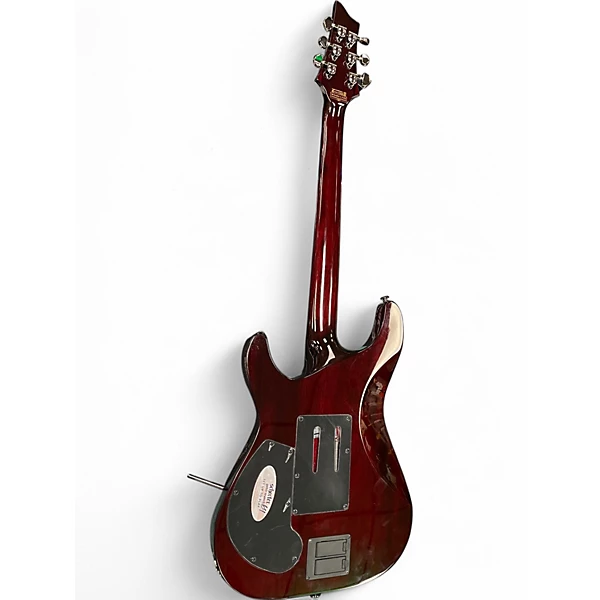 Schecter Guitar Research Used Schecter Guitar Research Hellraiser 006 Left Handed Crimson Burst Electric Guitar.gc