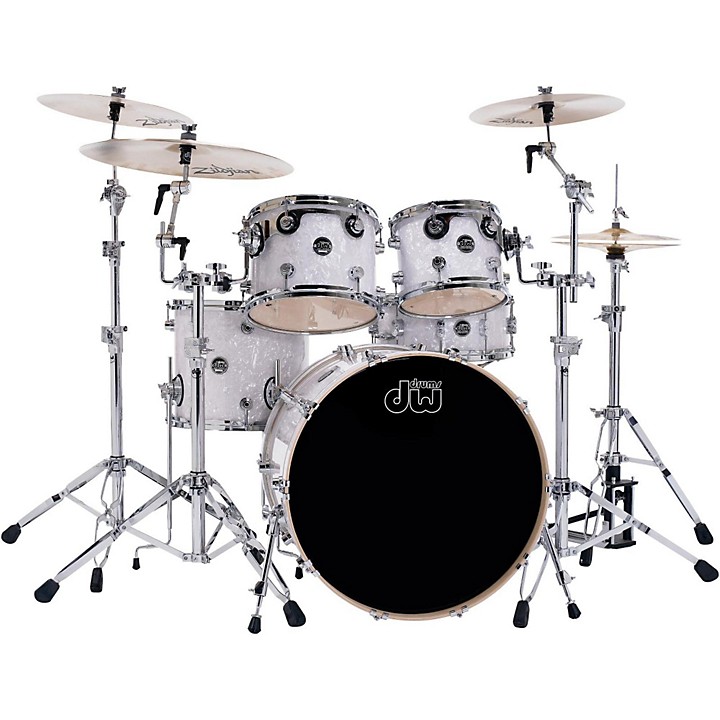 Performance Series 5 Piece Shell Pack White Marine Finish with Chrome Hardware