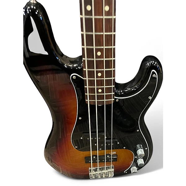 Fender Used 2018 Fender American Standard Precision Bass 2 Color Sunburst Electric Bass Guitar.gc